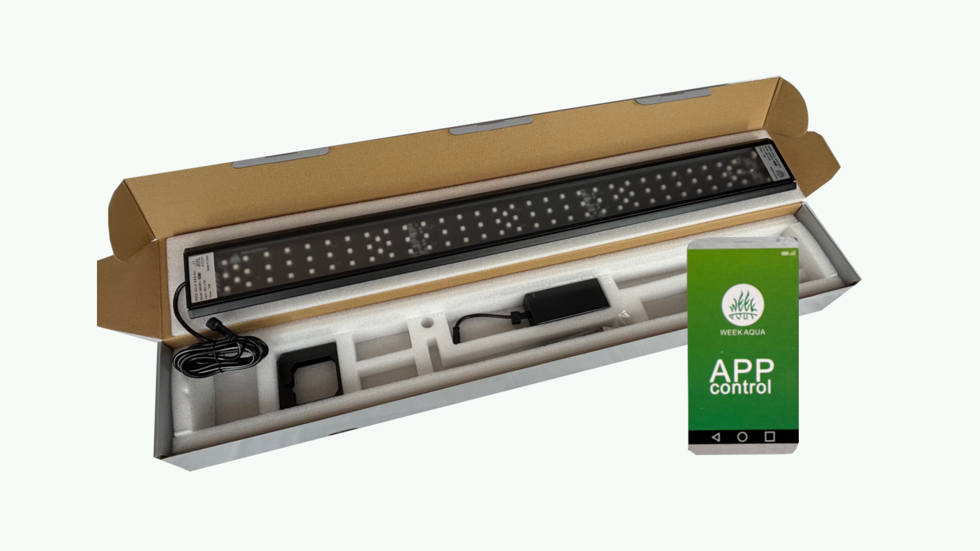 NEU! LED BAR Terrarium Aquarium Beleuchtung 900mm 70 Watt APP Control

LED-Leuchtbalken für Terrarien und Aquarien – Die perfekte LED Beleuchtung
900mm 70 Watt LED-Bar mit WEEK AQUA App (Apple & Android)